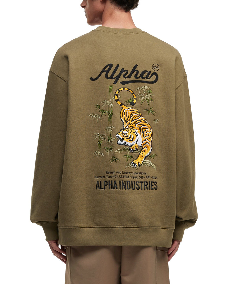 UNFRM TIGER CREWNECK TOP Alpha Industries 