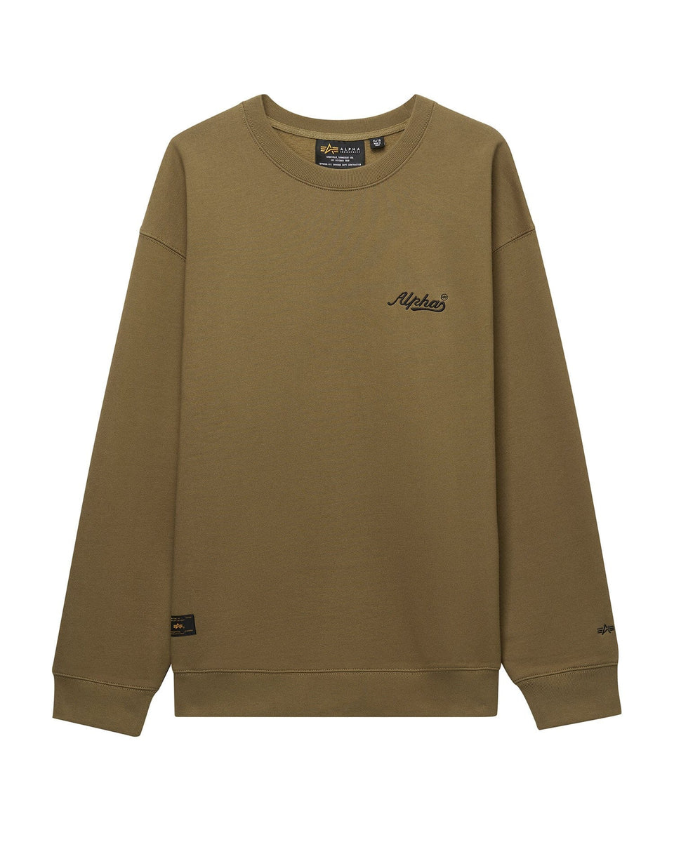 UNFRM TIGER CREWNECK TOP Alpha Industries TAN S 