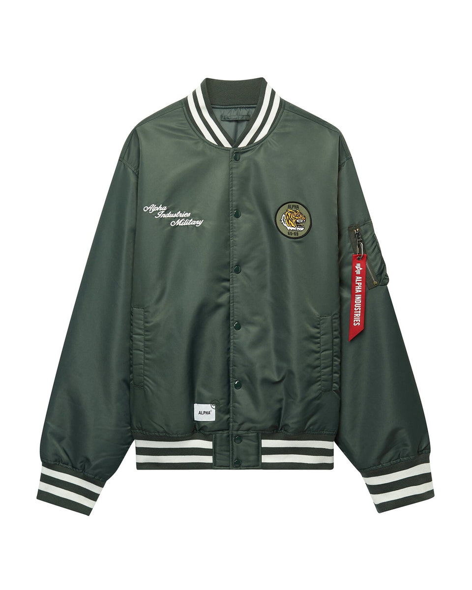 UNFRM USN BOMBER JACKET OUTERWEAR Alpha Industries GRAY S 