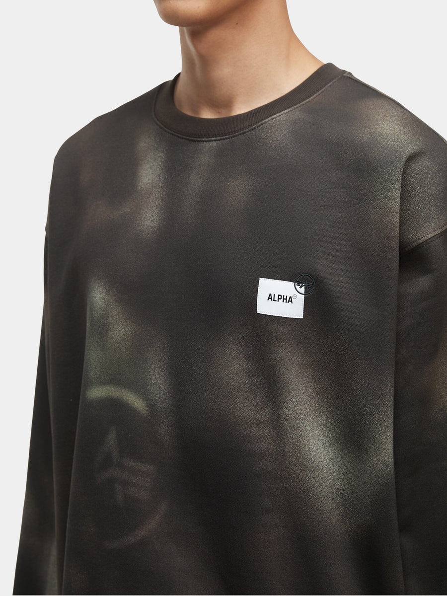 UNFRM WASHED CREWNECK TOP Alpha Industries 