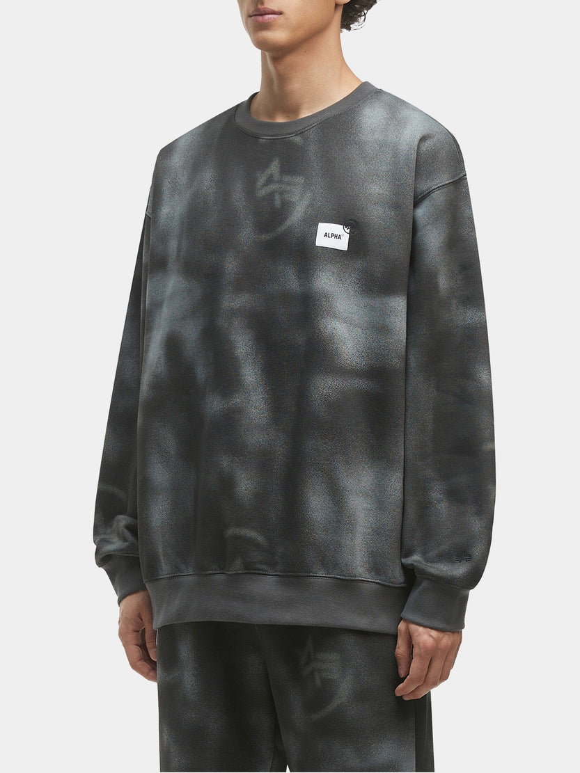 UNFRM WASHED CREWNECK TOP Alpha Industries 