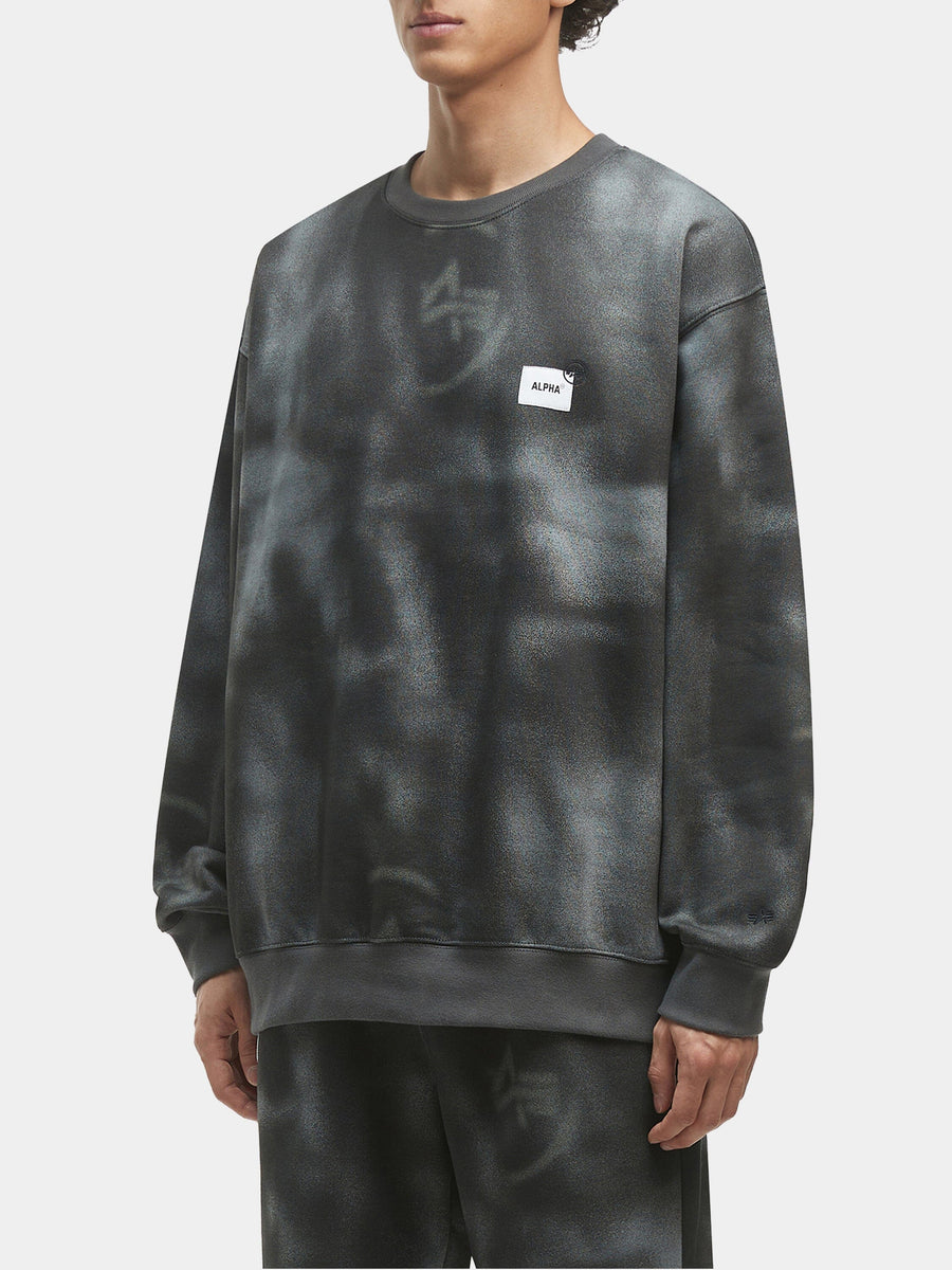 UNFRM WASHED CREWNECK TOP Alpha Industries 