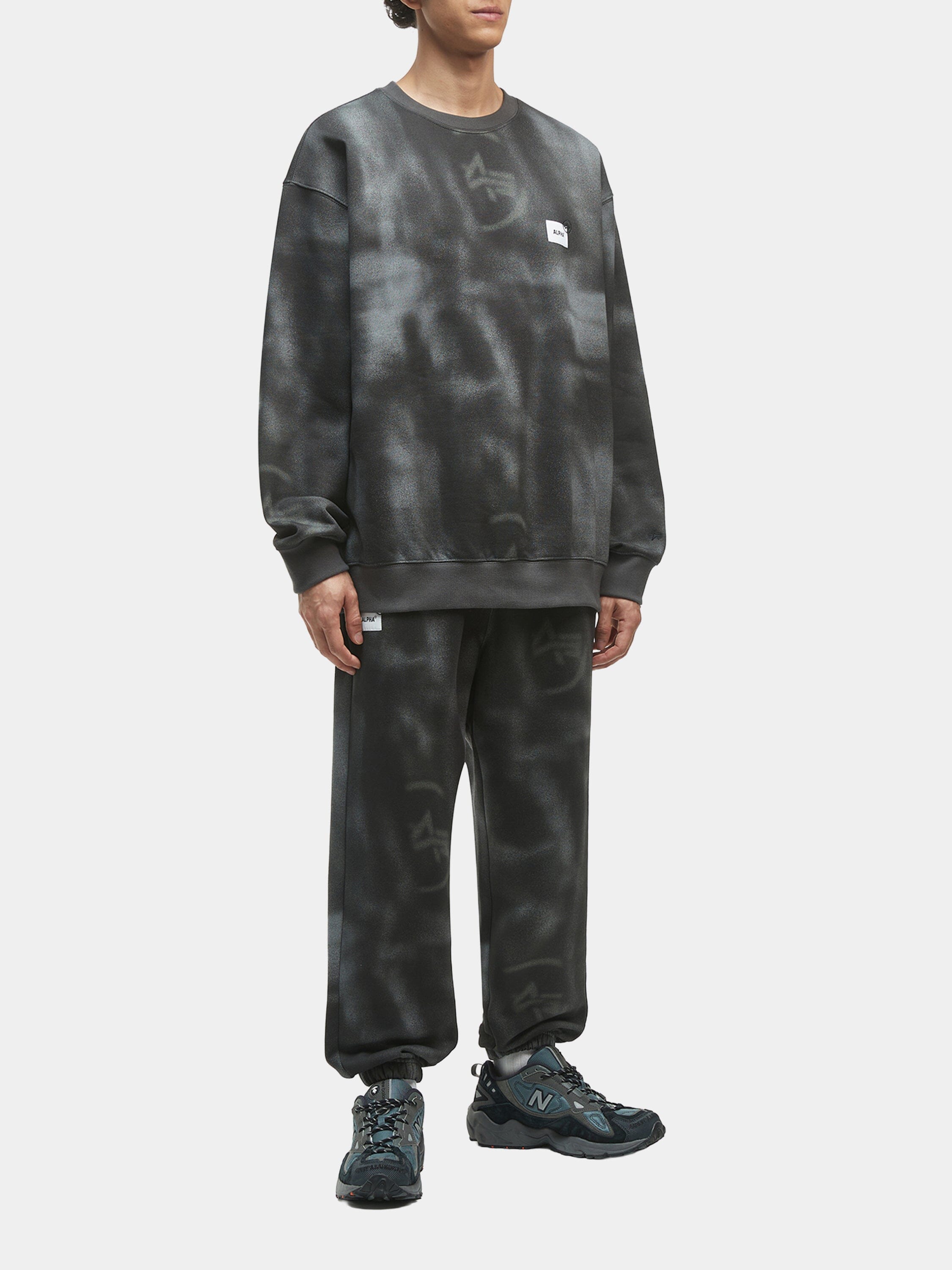 UNFRM WASHED CREWNECK TOP Alpha Industries 