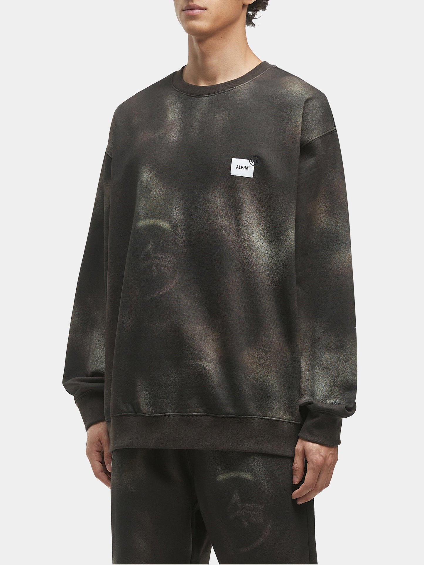 UNFRM WASHED CREWNECK TOP Alpha Industries 