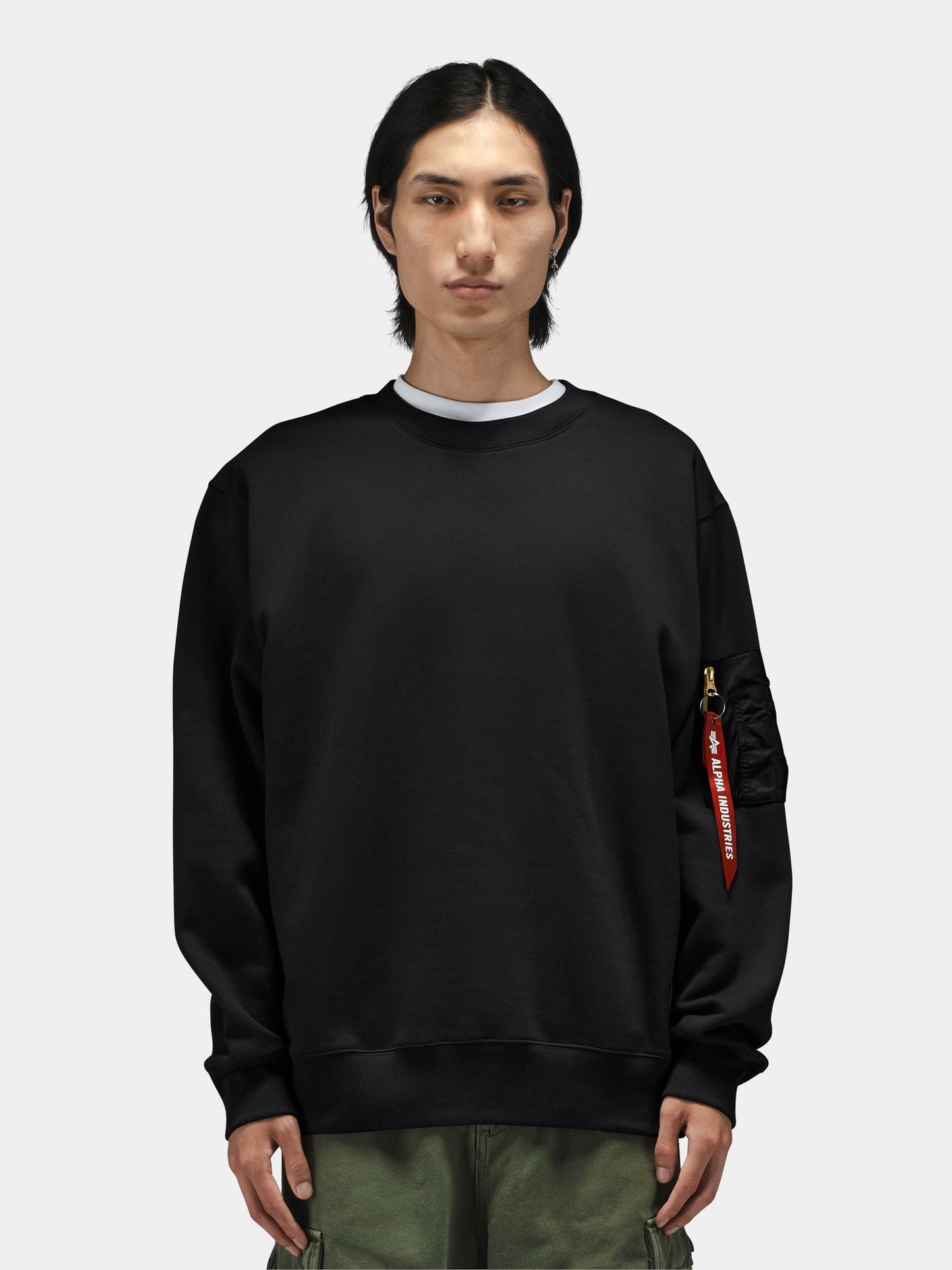 UTILITY POCKET CREWNECK TOP Alpha Industries 