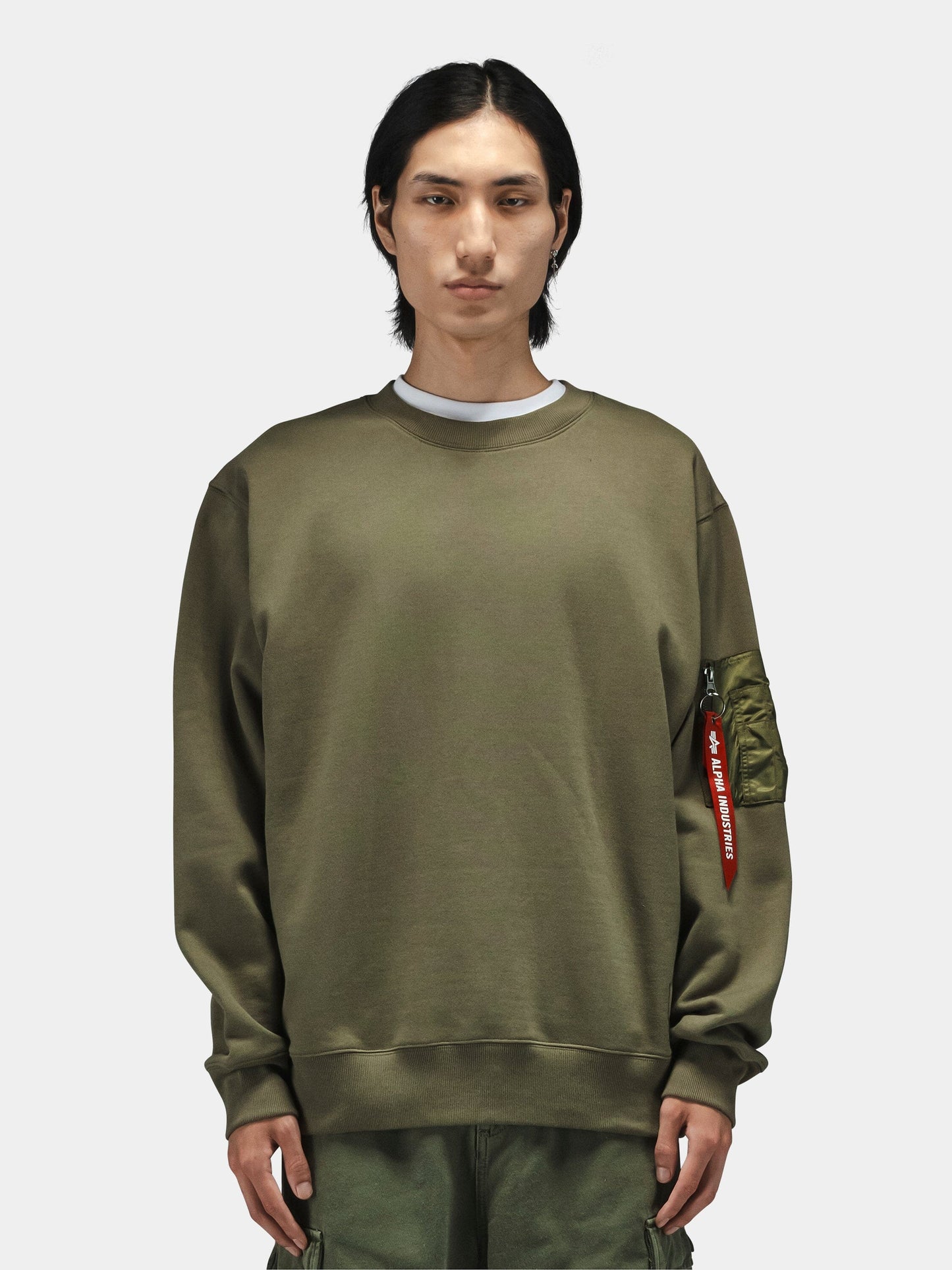 UTILITY POCKET CREWNECK TOP Alpha Industries 