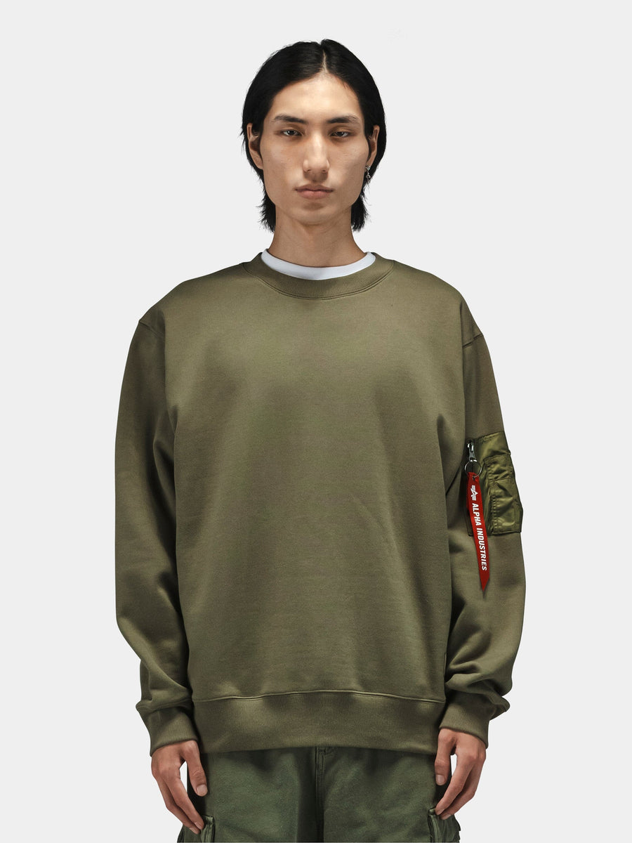 UTILITY POCKET CREWNECK TOP Alpha Industries 