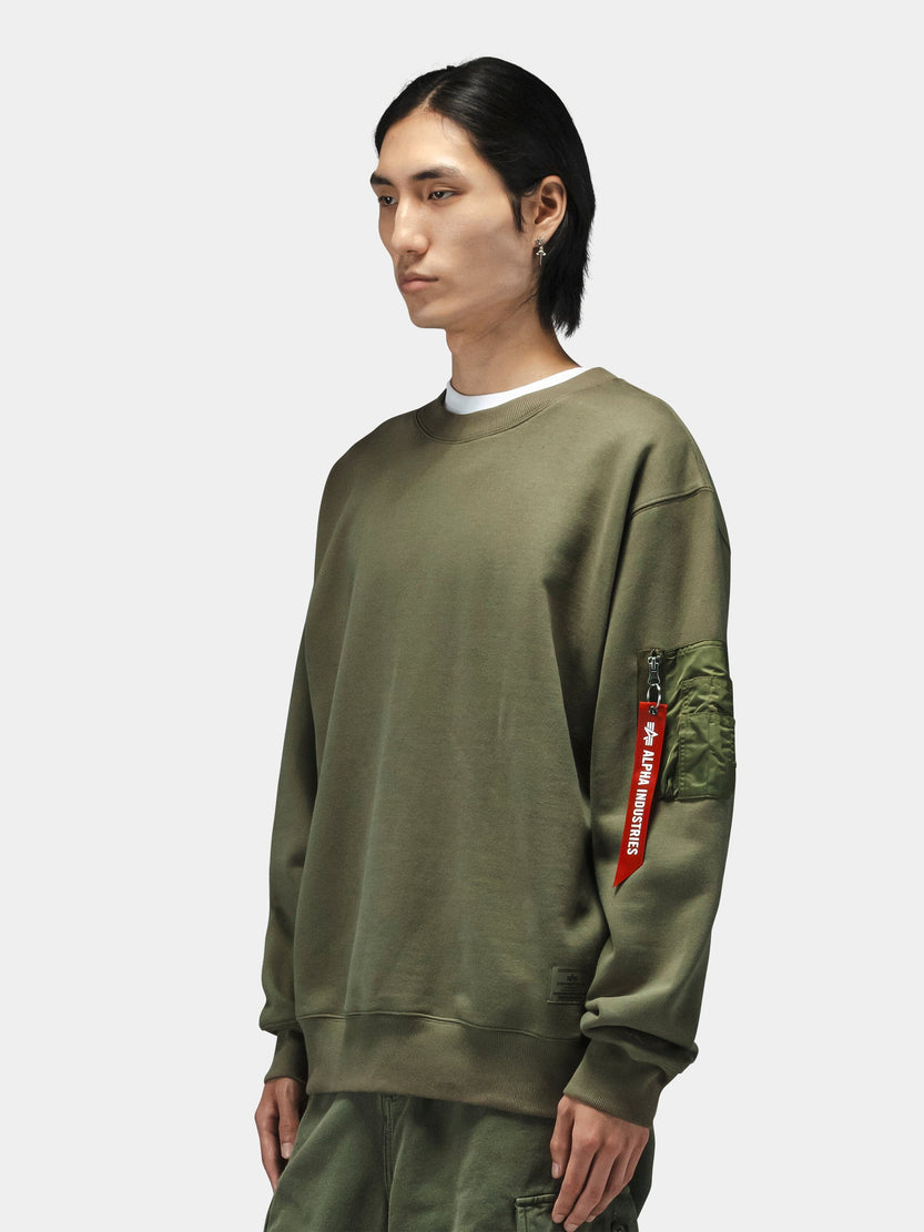 UTILITY POCKET CREWNECK TOP Alpha Industries 