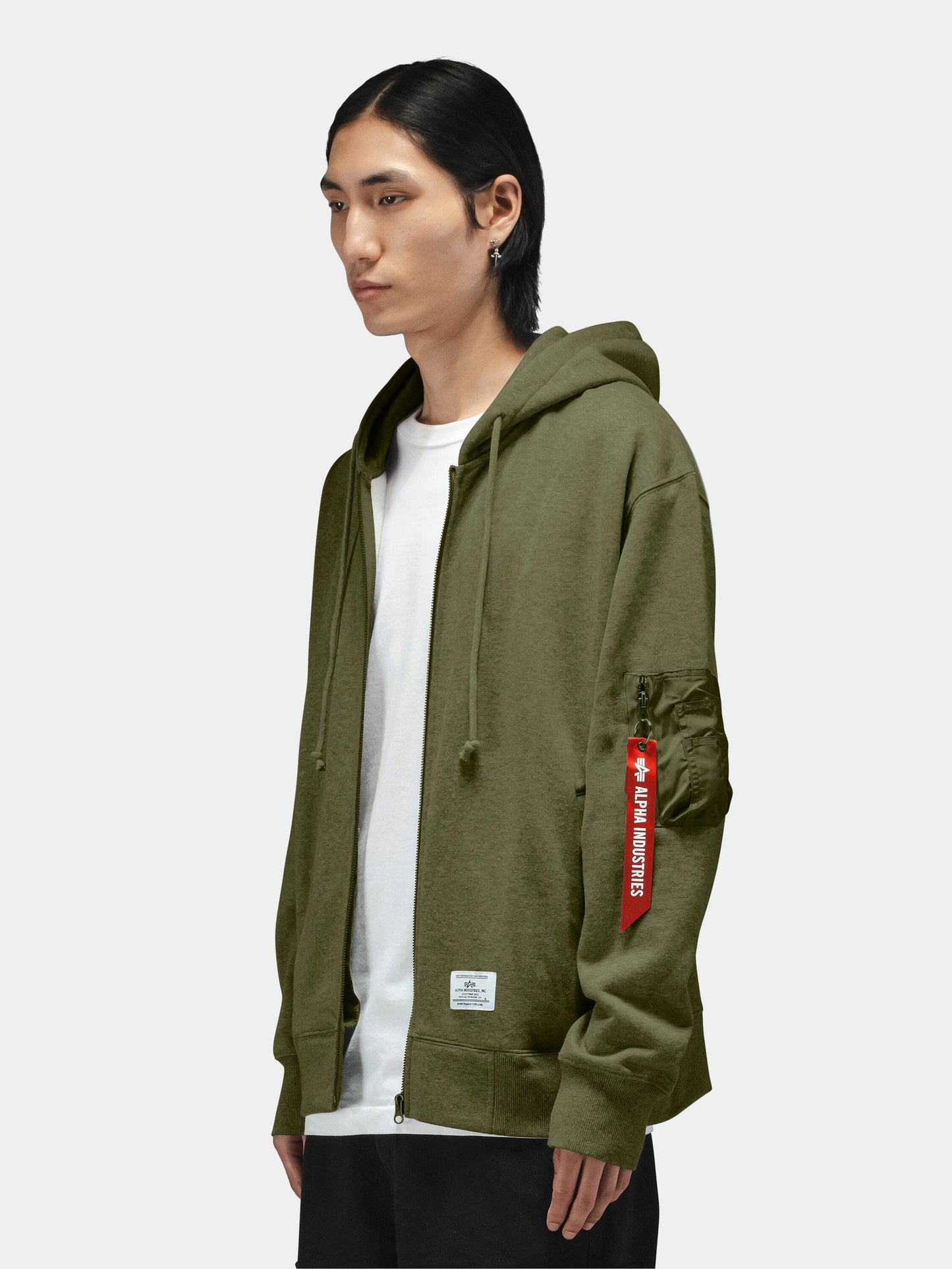 UTILITY POCKET FULL ZIP UP TOP Alpha Industries 