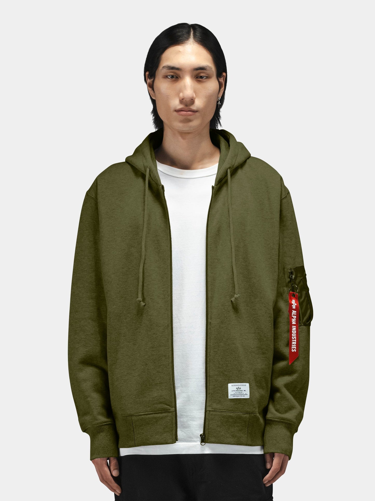 UTILITY POCKET FULL ZIP UP TOP Alpha Industries 