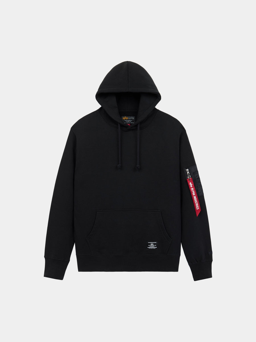 UTILITY POCKET HOODIE TOP Alpha Industries BLACK XXS 