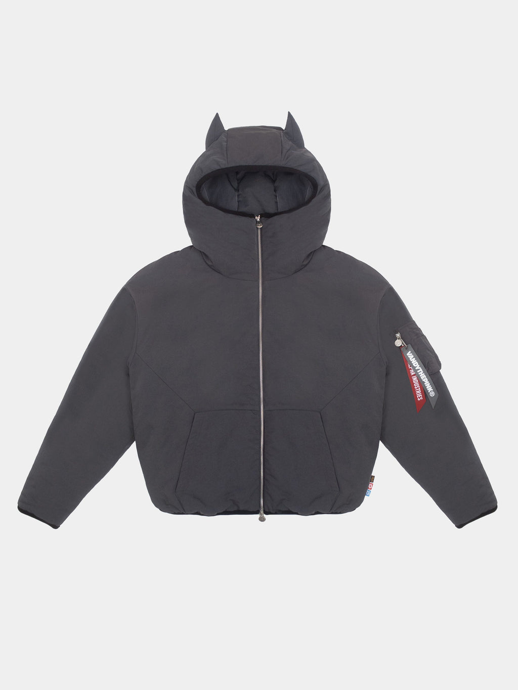 VANDY THE PINK X ALPHA INDUSTRIES ANIMAL JACKET COLLAB Alpha Industries GRAY XS 