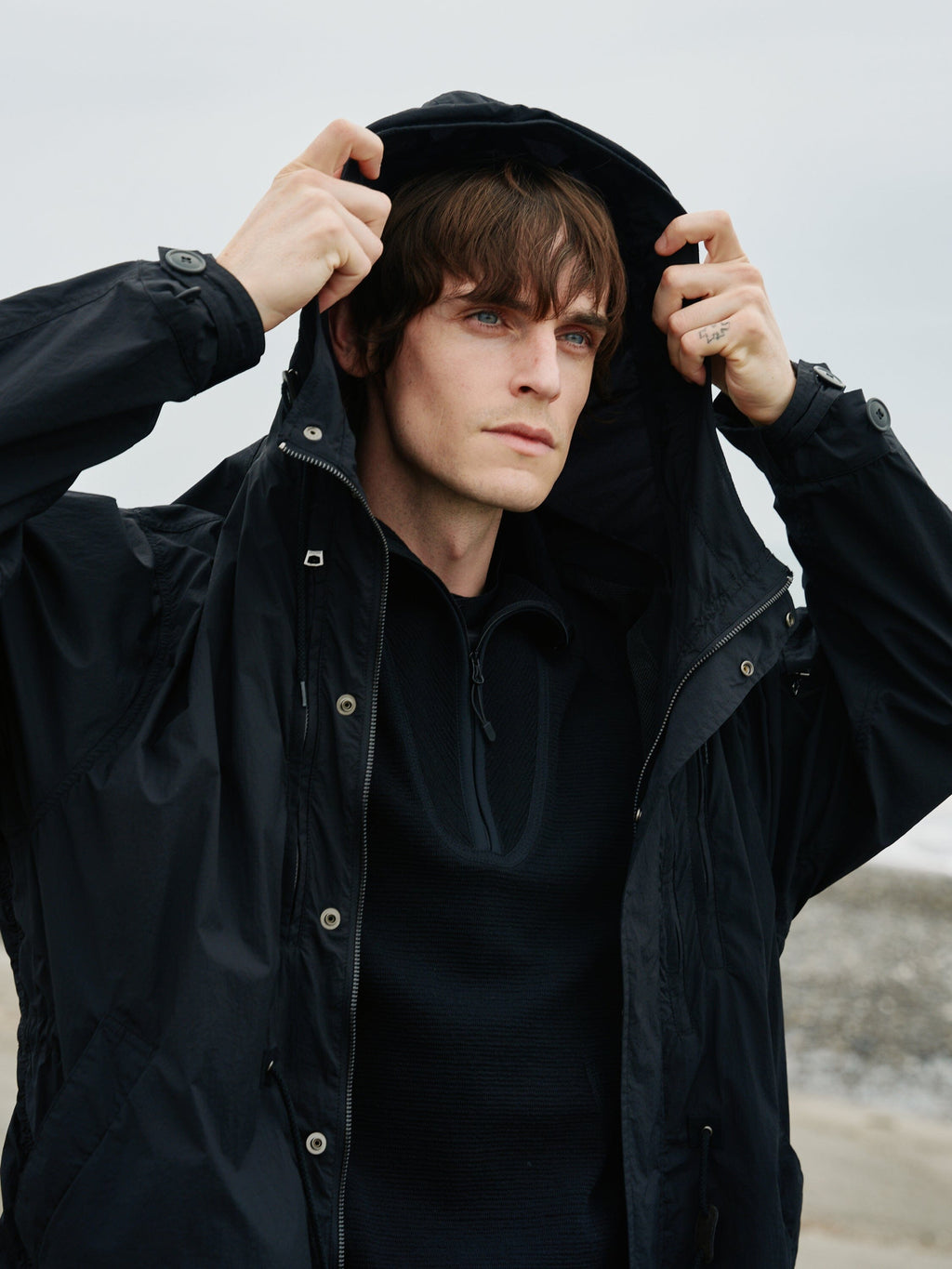 WHITE MOUNTAINEERING X ALPHA FISHTAIL COAT COLLAB COLLAB 