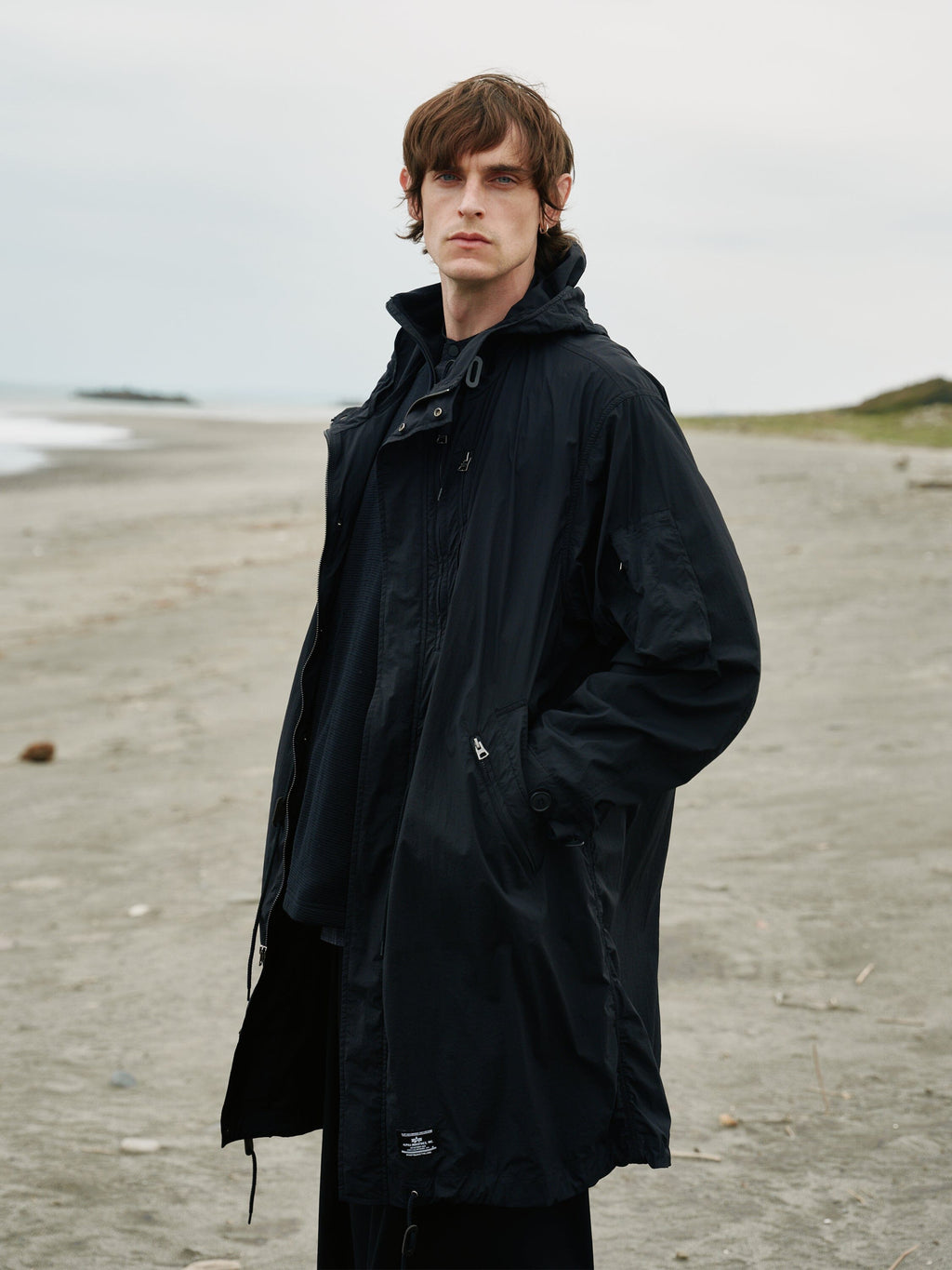 WHITE MOUNTAINEERING X ALPHA FISHTAIL COAT COLLAB COLLAB 