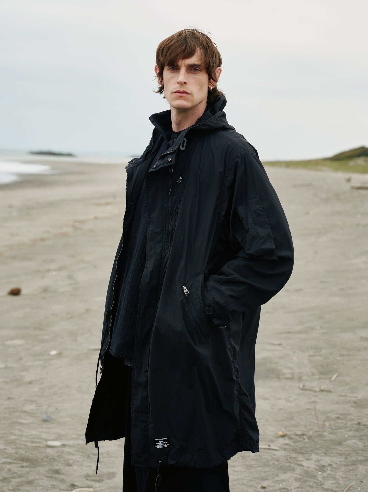 WHITE MOUNTAINEERING X ALPHA FISHTAIL COAT COLLAB COLLAB 