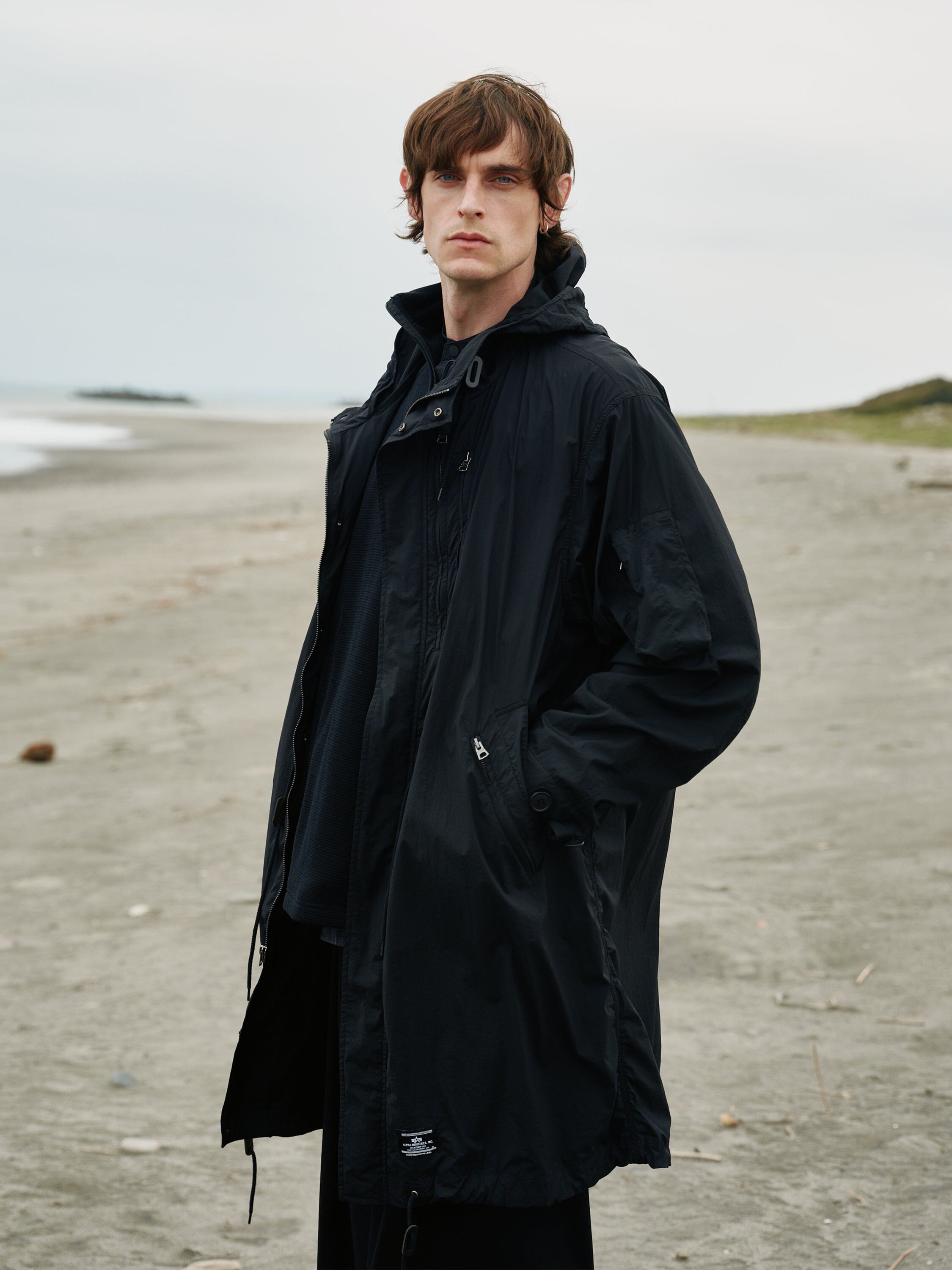 WHITE MOUNTAINEERING X ALPHA FISHTAIL COAT COLLAB COLLAB 