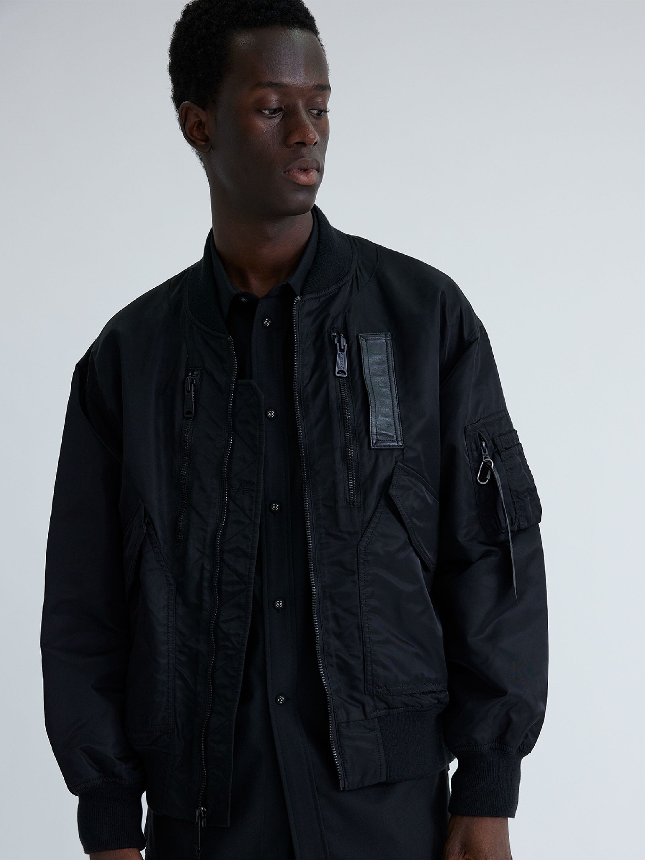 ヨウコALPHA INDUSTRIES アルファ フライト White Mountaineering X Alpha Flight Jacket | Alpha Industries