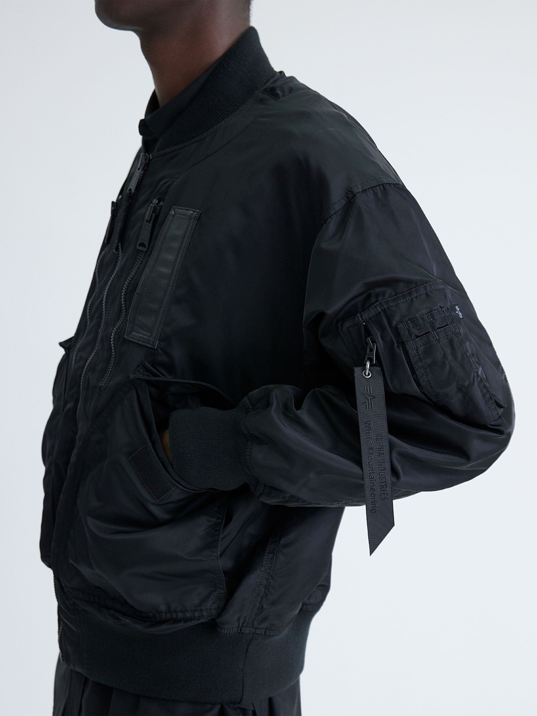 ジャケット・アウター Alpha double-end nylon flight jacket White Mountaineering X Alpha Flight Jacket | Alpha Industries
