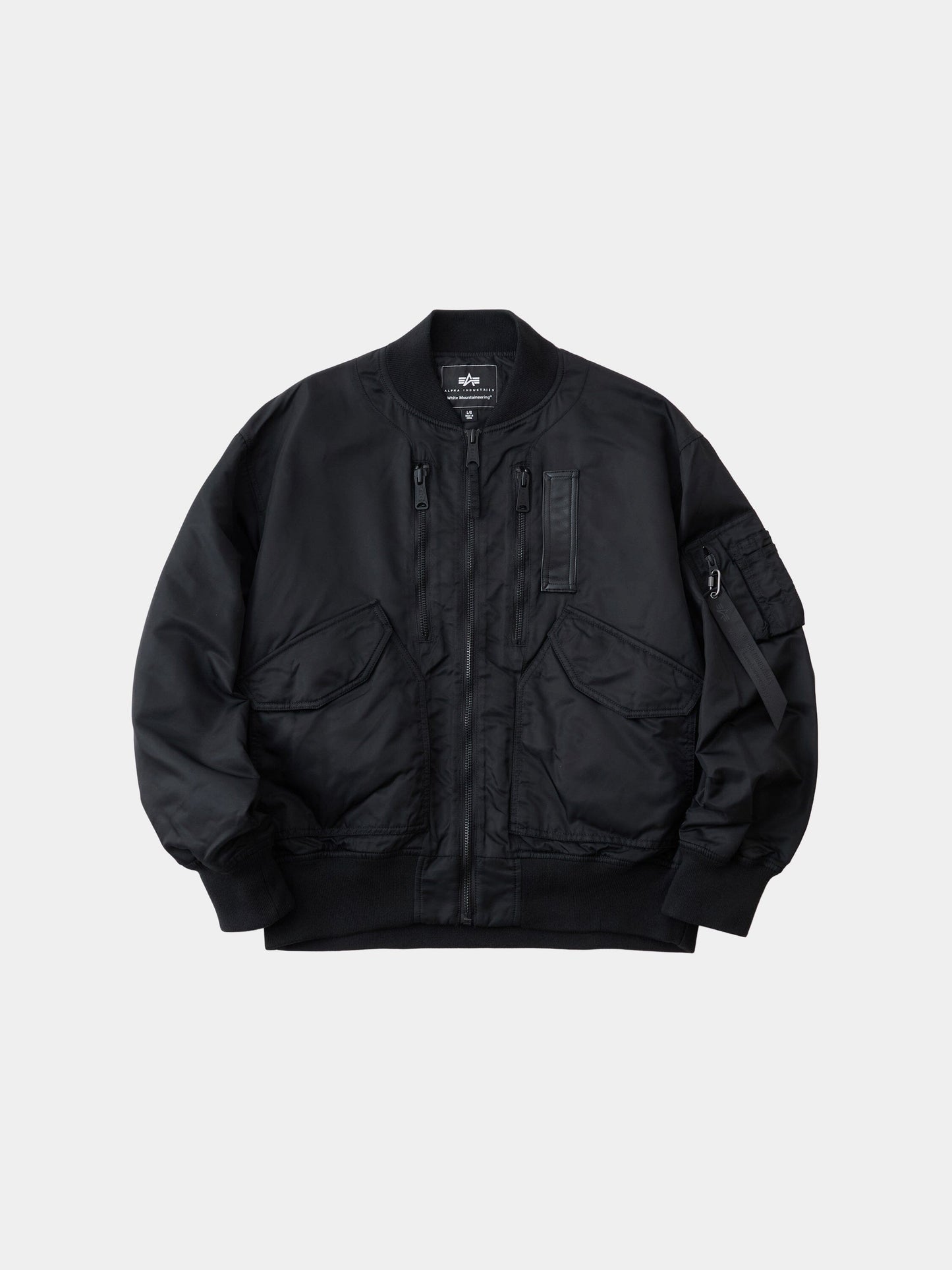 WHITE MOUNTAINEERING X ALPHA FLIGHT JACKET COLLAB Alpha Industries BLACK S 
