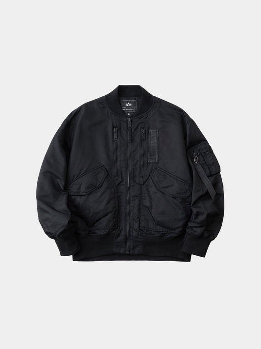 WHITE MOUNTAINEERING X ALPHA FLIGHT JACKET COLLAB Alpha Industries BLACK S 