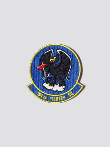 194TH FIGHTER SQUADRON PATCH ACCESSORY Alpha Industries NO COLOR O/S 