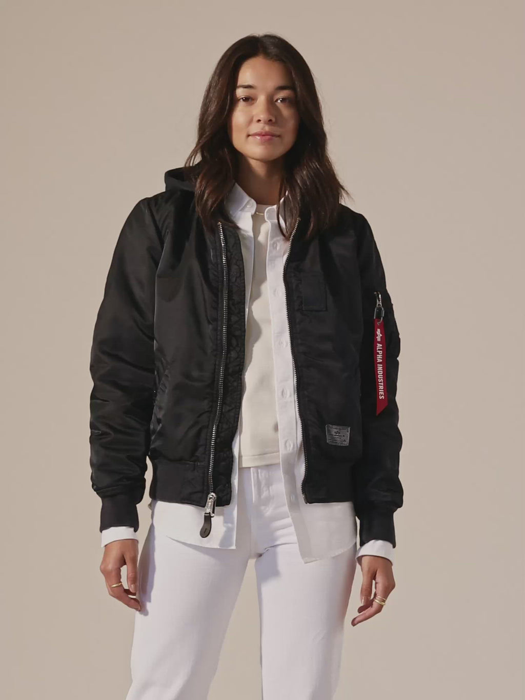 MA-1 HOODED BATTLEWASH BOMBER JACKET
