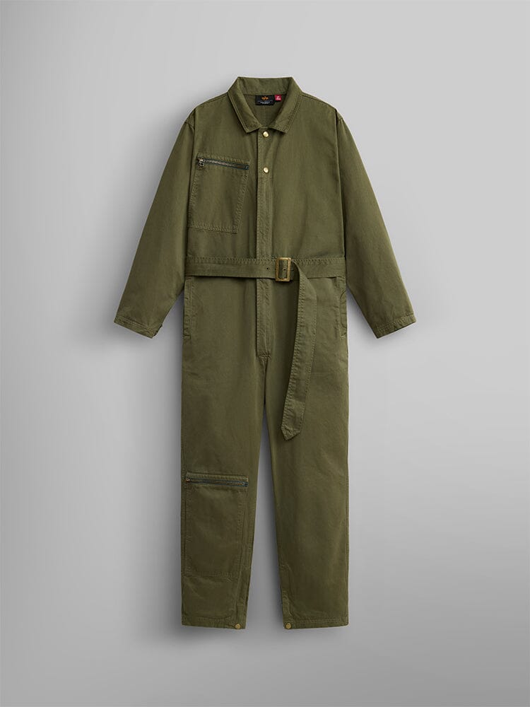 A-4 MOD FLIGHT SUIT W BOTTOM Alpha Industries OG-107 GREEN L 