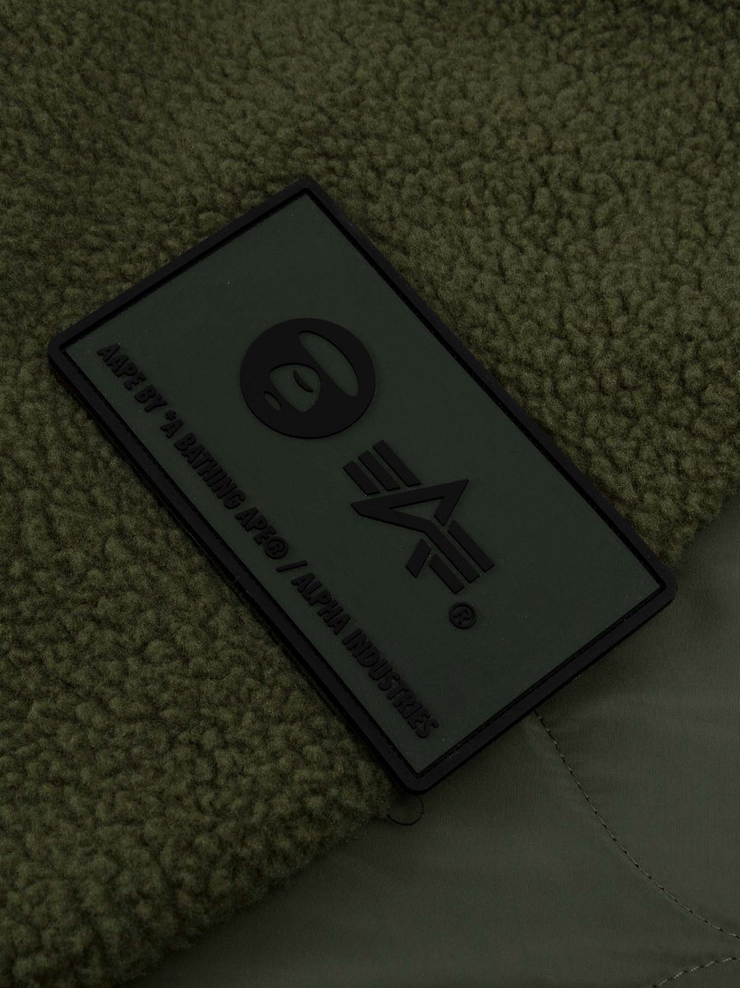 AAPE X ALPHA MIXED MEDIA JACKET OUTERWEAR Alpha Industries, Inc. 