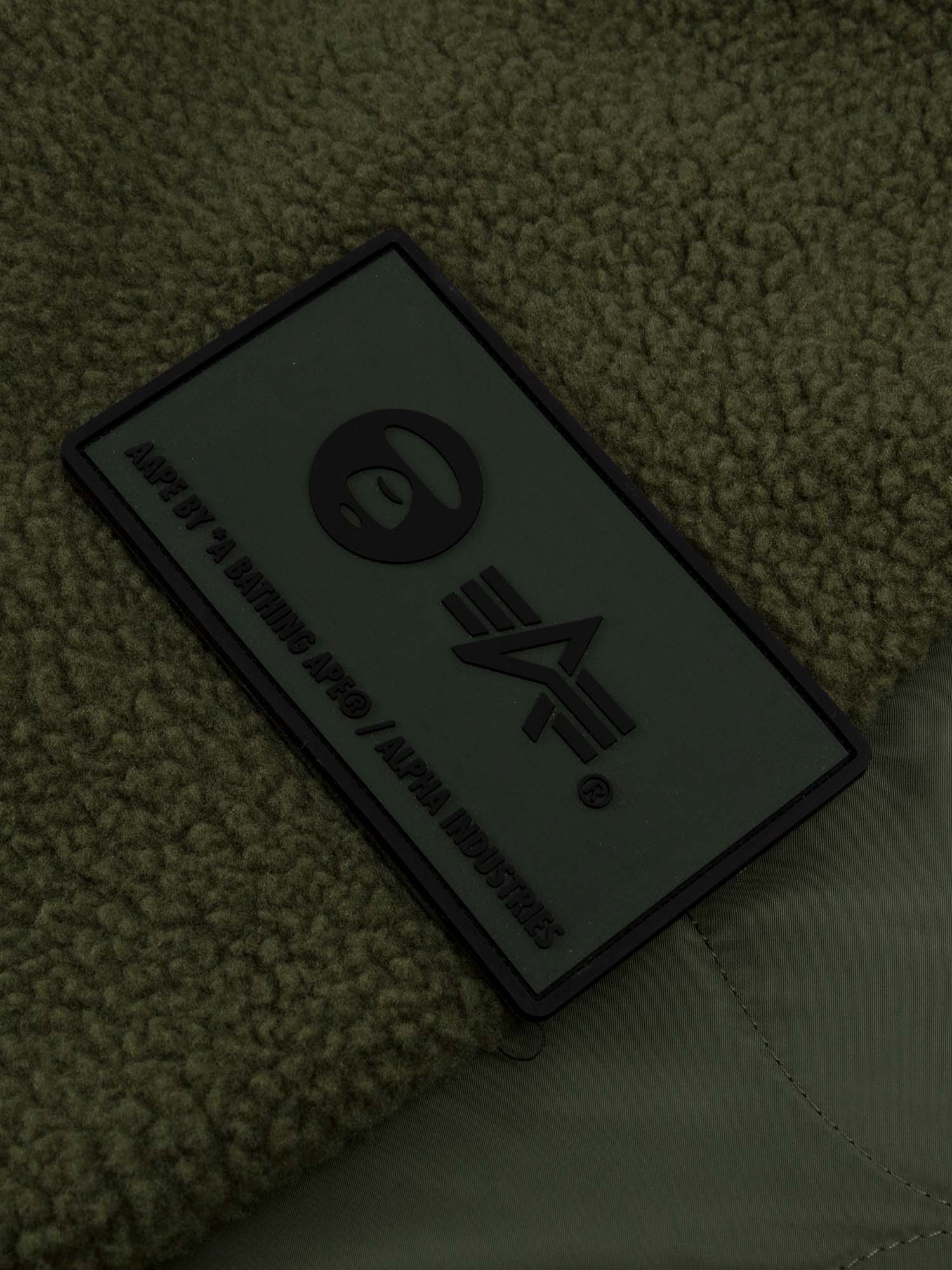 AAPE X ALPHA MIXED MEDIA JACKET OUTERWEAR Alpha Industries, Inc. 