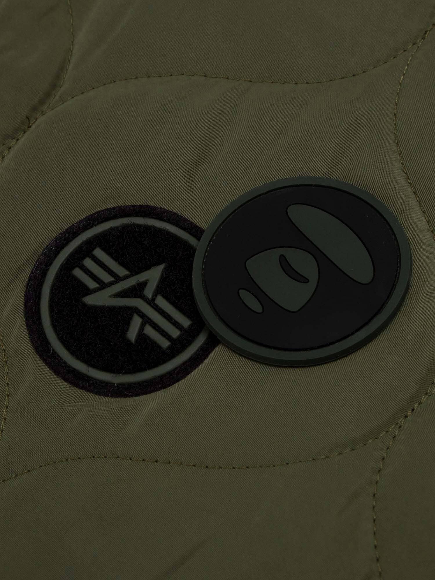 AAPE X ALPHA MIXED MEDIA JACKET OUTERWEAR Alpha Industries, Inc. 