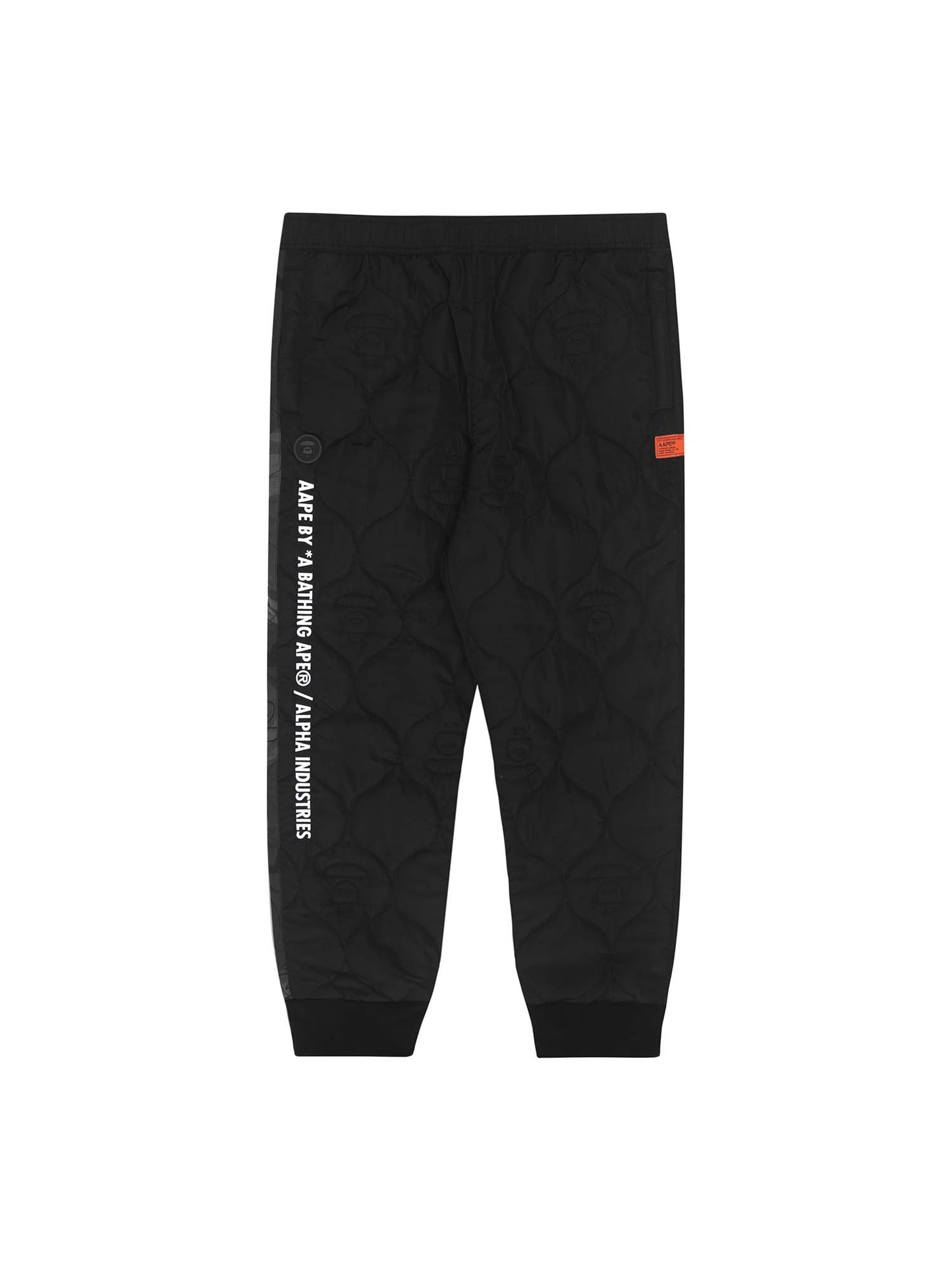 AAPE X ALPHA QUILTED PANT BOTTOM Alpha Industries, Inc. BLACK L 