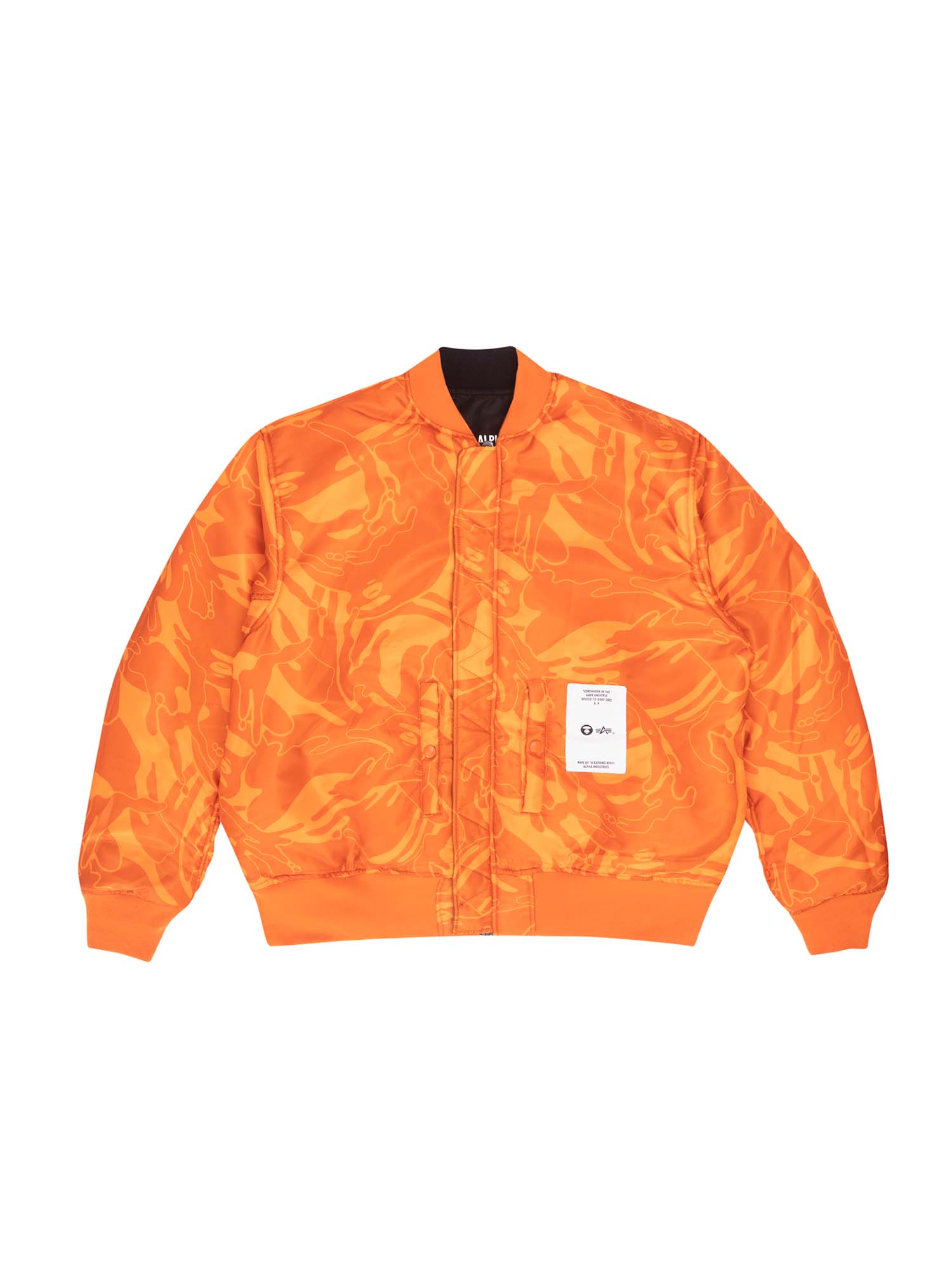 AAPE X ALPHA REVERSIBLE MA-1 QUILTED JACKET OUTERWEAR Alpha Industries, Inc. 