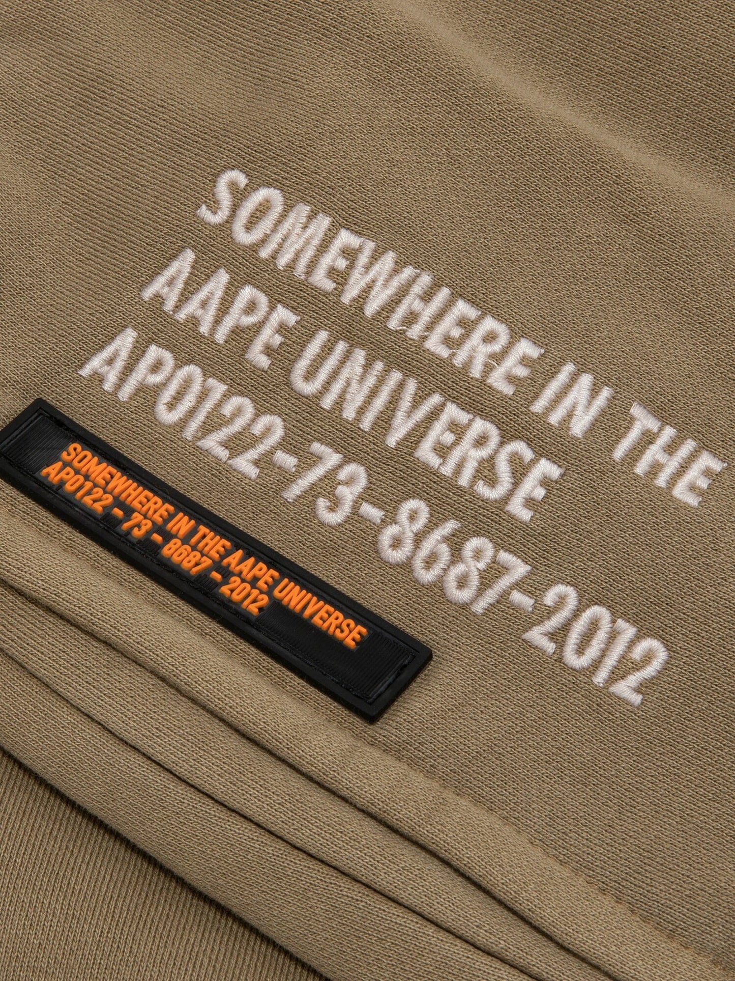 AAPE X ALPHA WASHED FLEECE SWEATPANTS BOTTOM Alpha Industries 