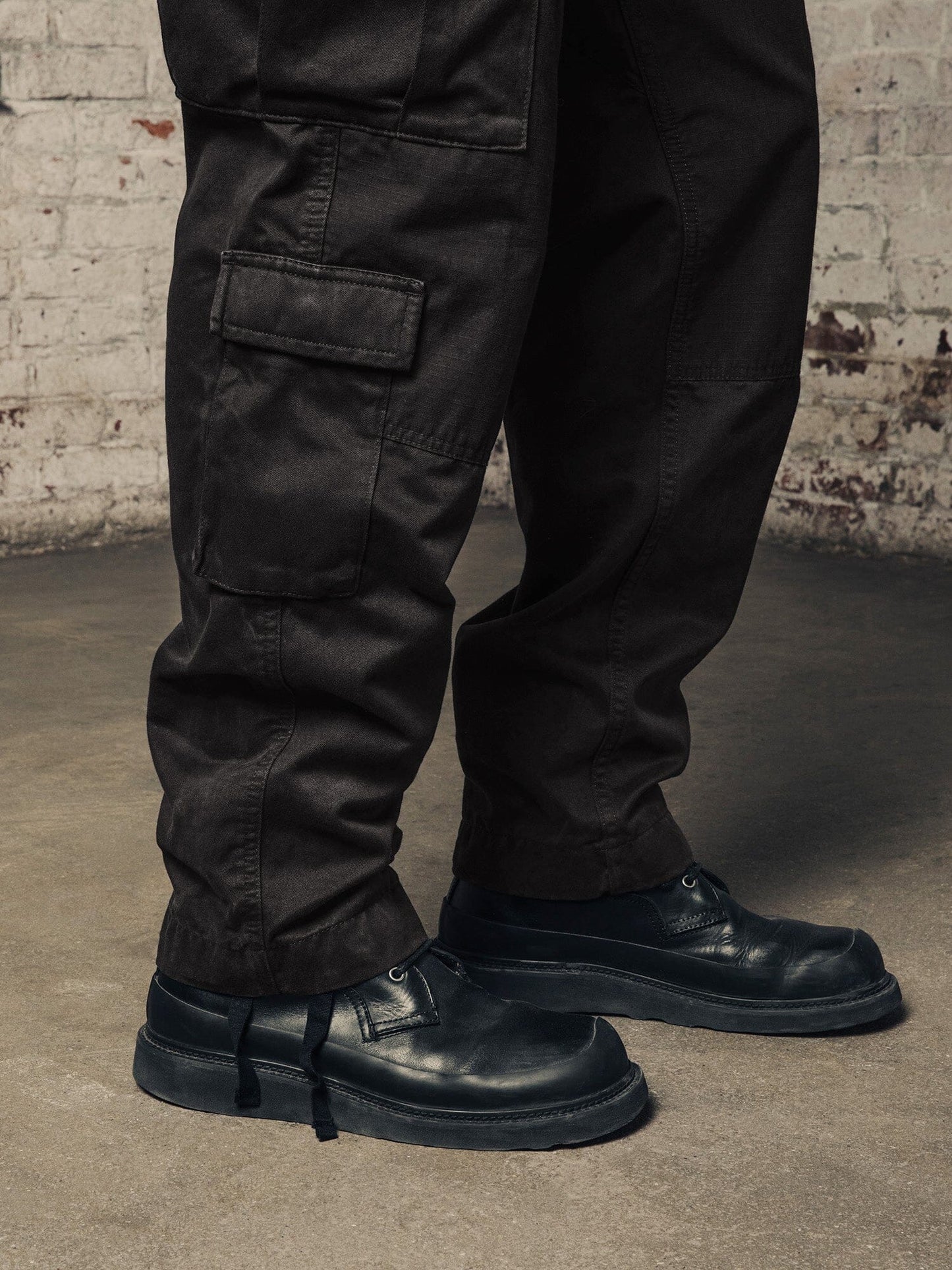 Alpha Industries Acu Pant Cargo Pants, Utility Pockets, Black Shoes.