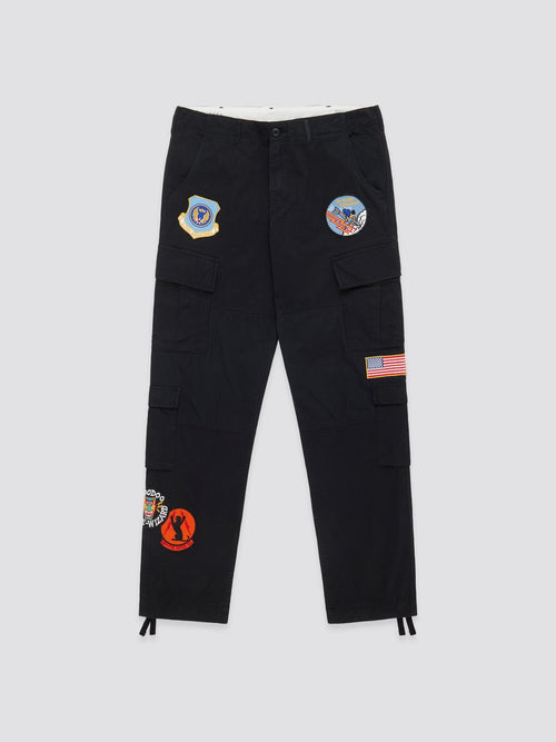ACU SQUADRON PANT BOTTOM Alpha Industries BLACK 28x30 