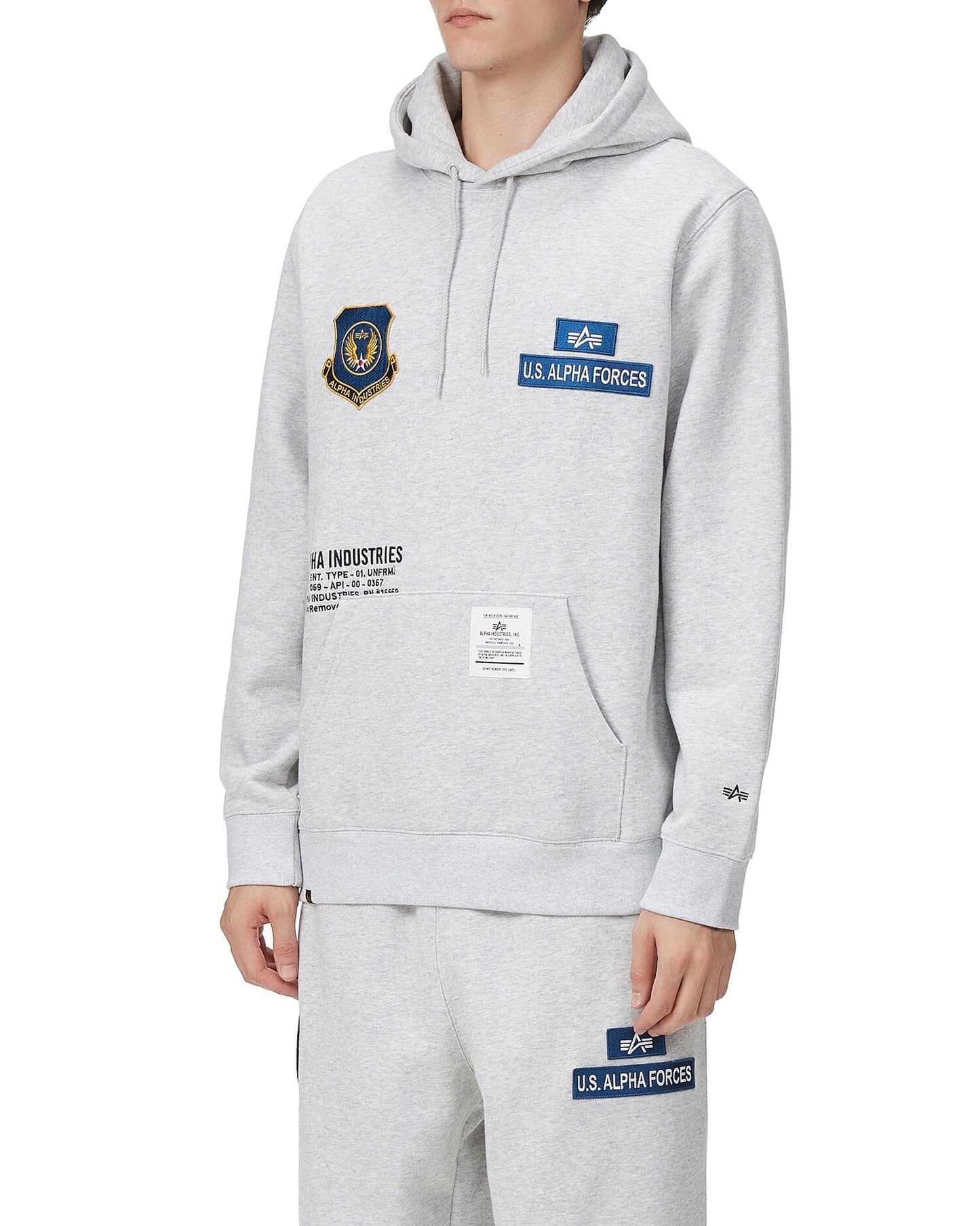 ALPHA BADGE HOODIE TOP Alpha Industries 