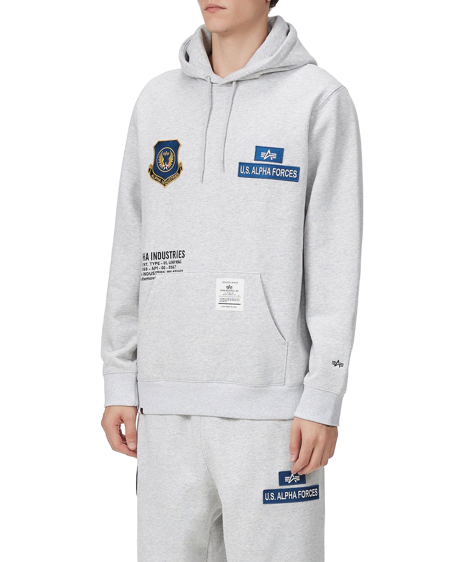 ALPHA BADGE HOODIE TOP Alpha Industries 