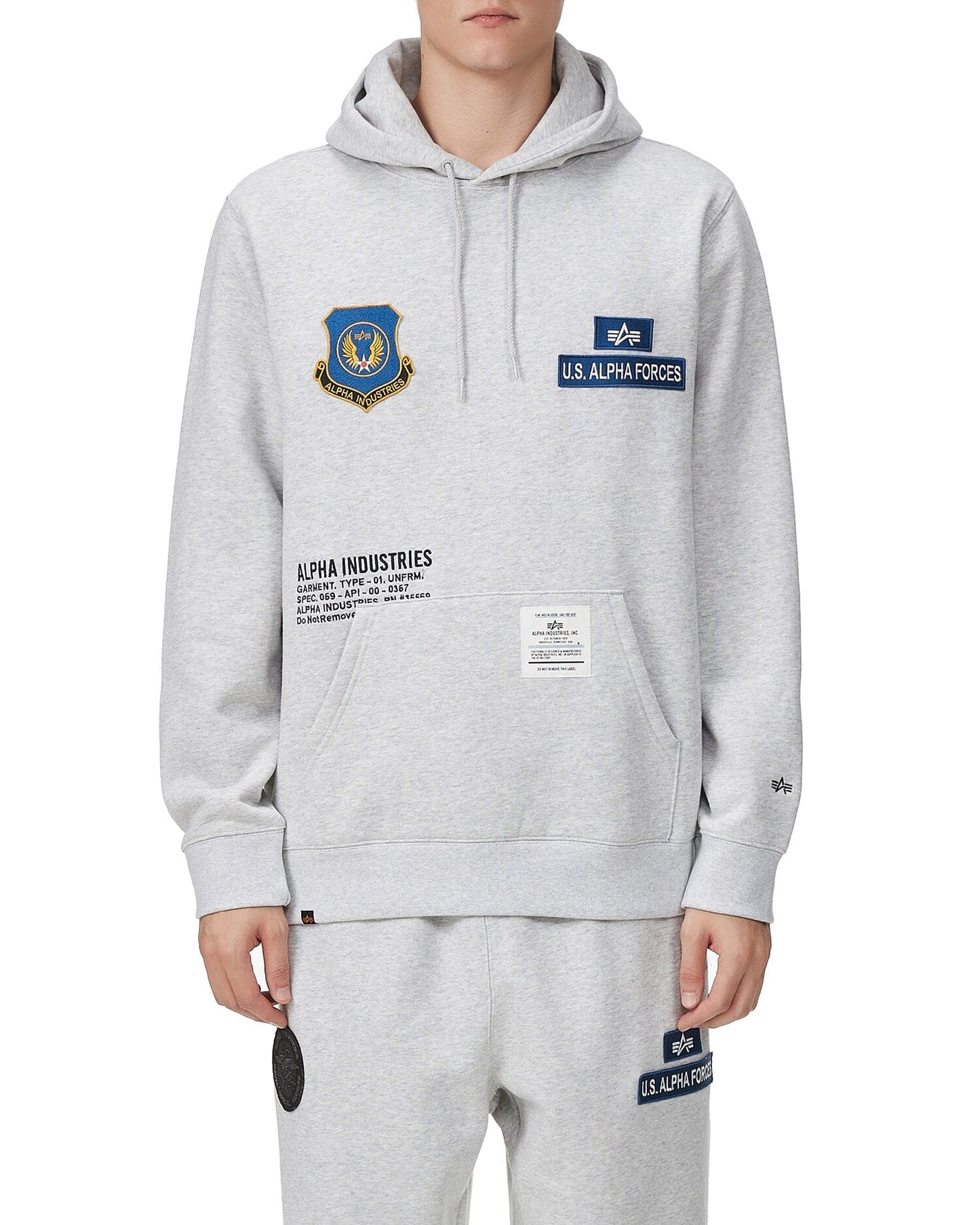 ALPHA BADGE HOODIE TOP Alpha Industries 