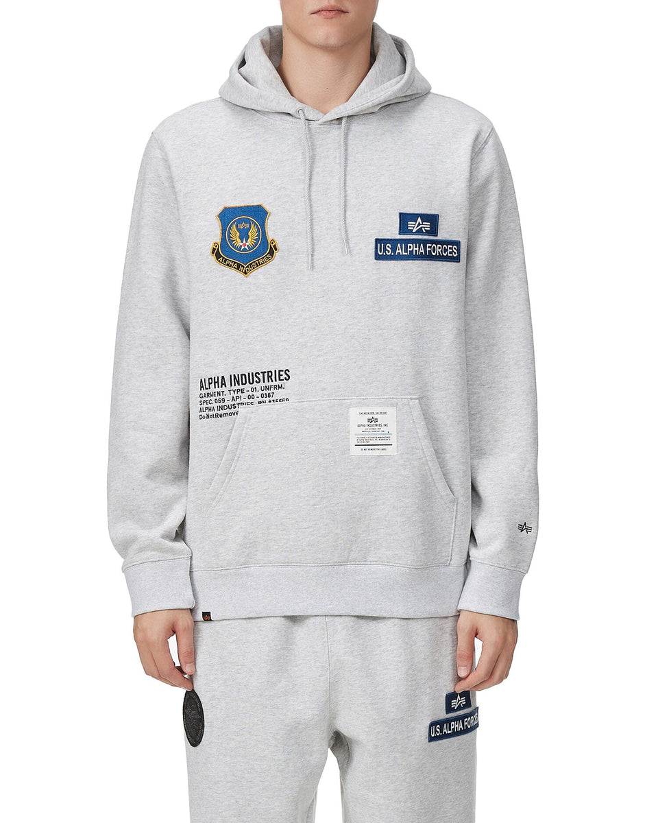 ALPHA BADGE HOODIE TOP Alpha Industries 