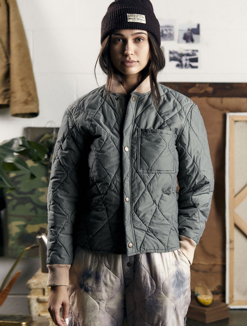 ALPHA X IMOGENE QUILTED BOMBER W OUTERWEAR Alpha Industries, Inc. 