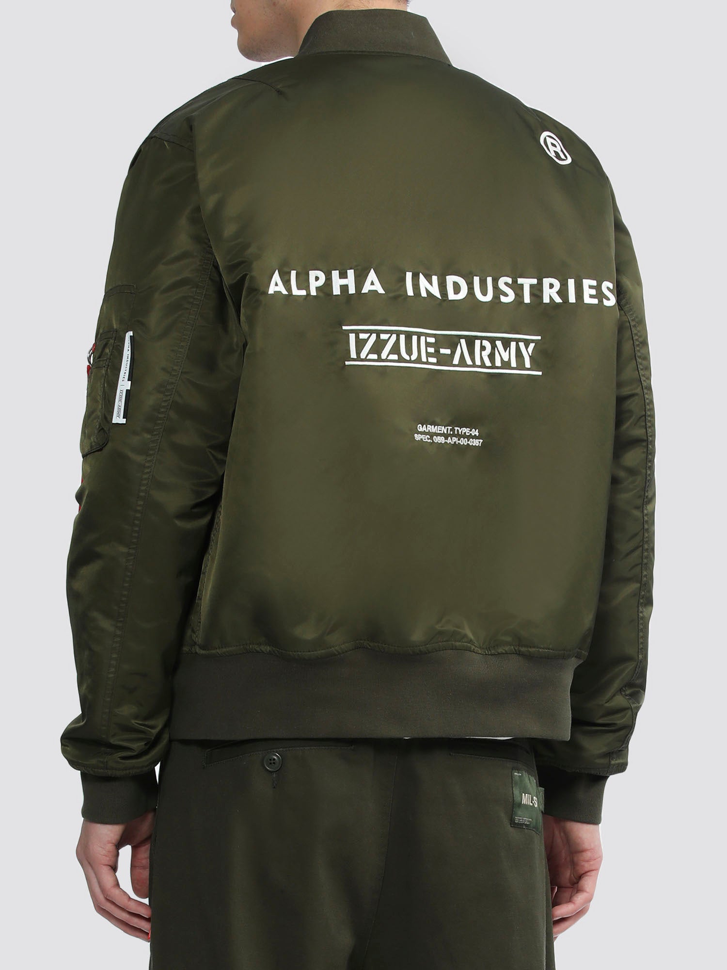 ALPHA X IZZUE MA-1 BOMBER JACKET OUTERWEAR Alpha Industries, Inc. 