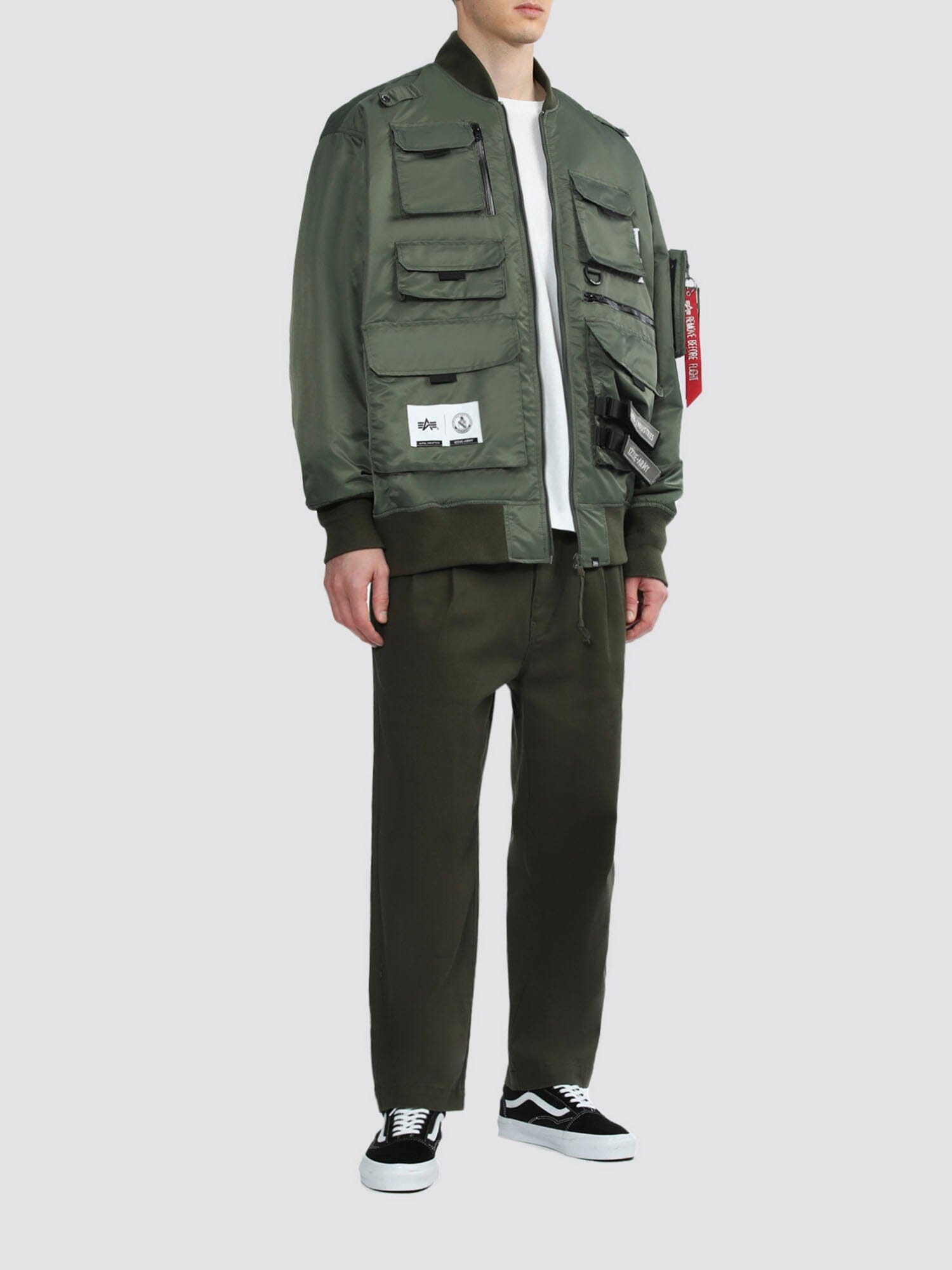 ALPHA X IZZUE UTILITY MA-1 JACKET OUTERWEAR Alpha Industries, Inc. 