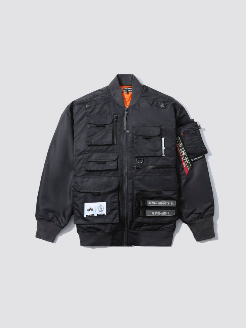 ALPHA X IZZUE UTILITY MA-1 JACKET OUTERWEAR Alpha Industries, Inc. GUNMETAL L 