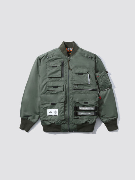 ALPHA X IZZUE UTILITY MA-1 JACKET OUTERWEAR Alpha Industries, Inc. SAGE L 