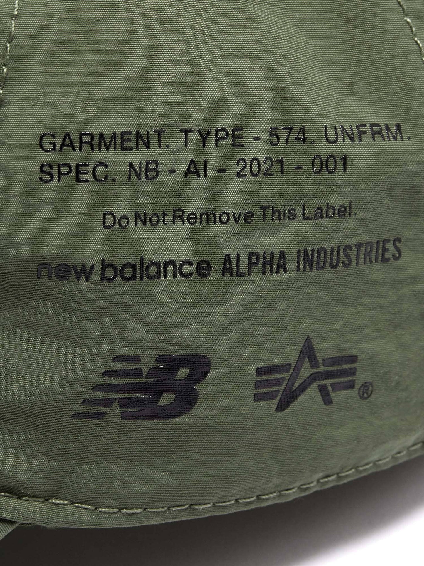 ALPHA X NEW BALANCE CAP ACCESSORY Alpha Industries, Inc. 