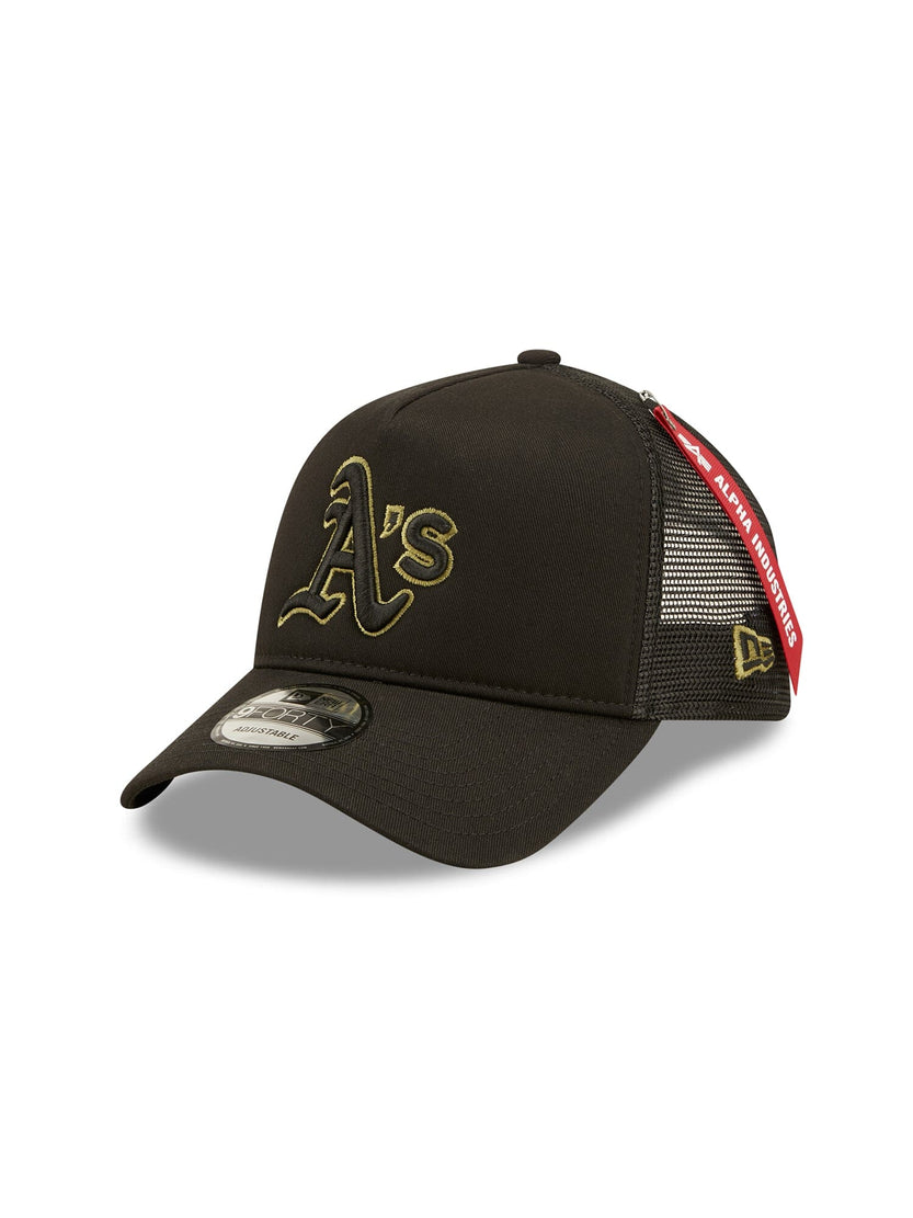 ALPHA X NEW ERA ATHLETICS 940 CAP ACCESSORY Alpha Industries, Inc. BLACK O/S 