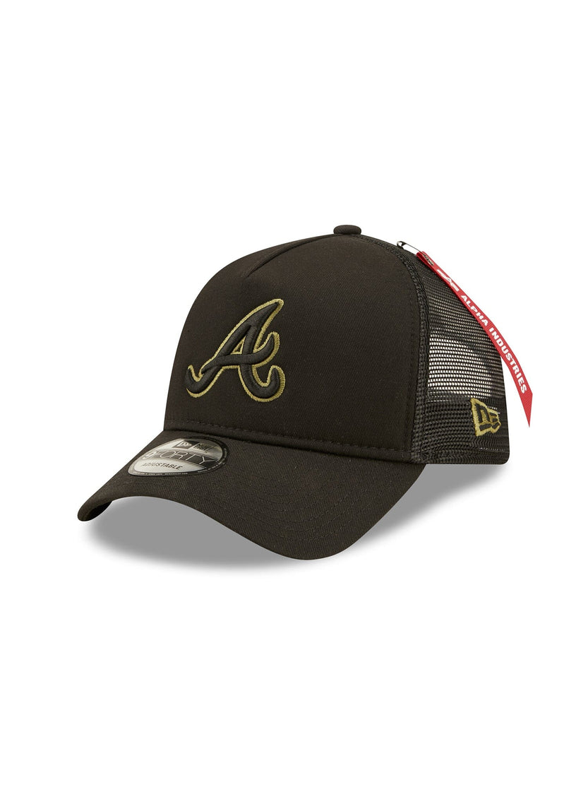 ALPHA X NEW ERA BRAVES 940 CAP ACCESSORY Alpha Industries, Inc. BLACK O/S 