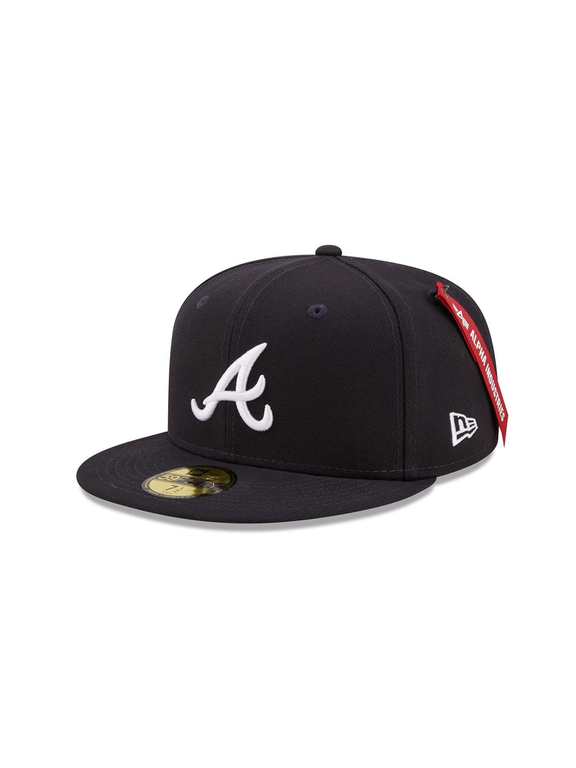 ALPHA X NEW ERA BRAVES CAP ACCESSORY Alpha Industries, Inc. NAVY 7 