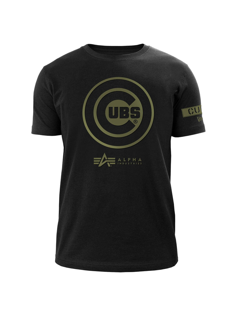 ALPHA X NEW ERA CUBS T-SHIRT TOP Alpha Industries, Inc. BLACK 2XL 