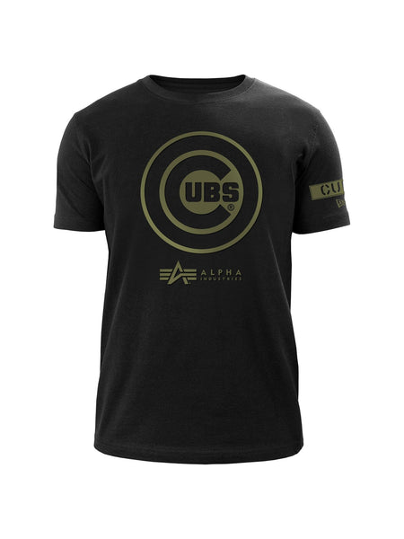 ALPHA X NEW ERA CUBS T-SHIRT TOP Alpha Industries, Inc. BLACK 2XL 